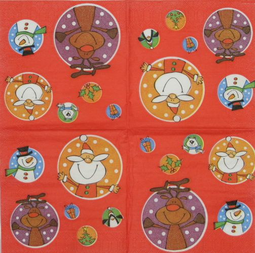 Салфетка Новогодние улыбки