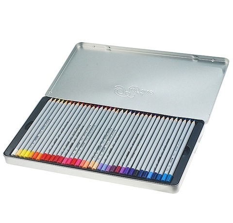 Набір м'яких кольорових олівців Marco, Raffine, 36 кольорів, в мет. пеналі 