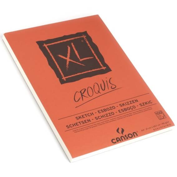 Блок бумаги для набросков и графики XL CROQUIS (100 л.), 90 g, A4, Canson