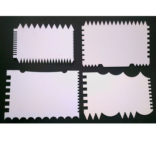 Набор шпателей фигурных, 4 шт./уп.