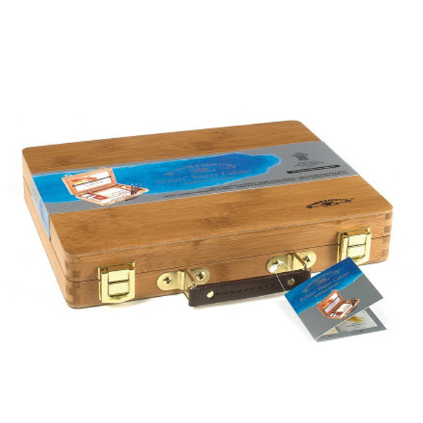 Подарочный набор акварельных красок в деревянной коробке от Winsor - фото 3