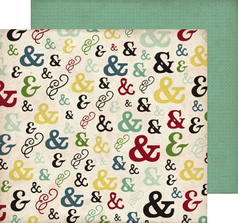 Бумага для скрапбукинга AMPERSAND, 30х30 см