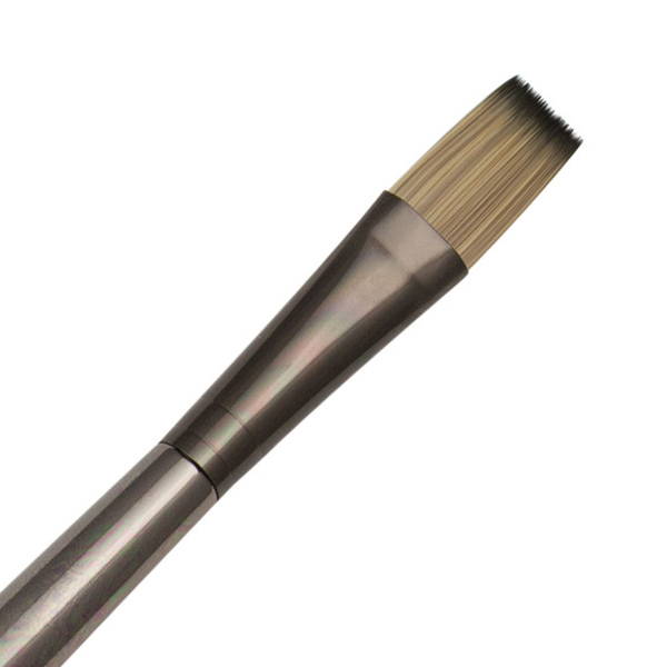 R&L Плоский пензель з удл. ворсом Zen 53F, синтетика, довга ручка, #10 