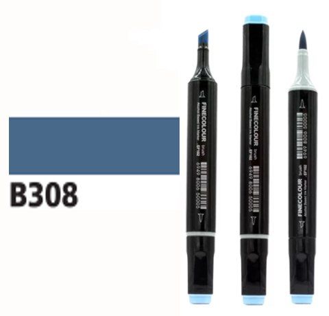 Маркер спиртовий Finecolour Brush 308 агат B308 