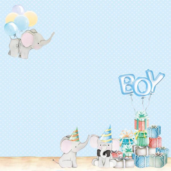 Набор скрапбумаги «My cute Baby elephant boy», 10л, 20x20см, Фабрика Декора - фото 9