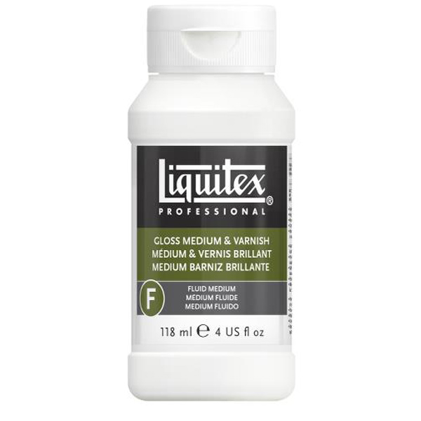 Liquitex медиум Gloss medium & varnish, 118 мл - фото 1