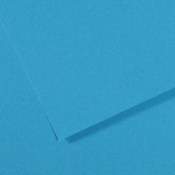 Бумага для пастели Canson Mi-Teintes 160 гр, A4, 595 БИРЮЗОВО-ГОЛУБОЙ (Turquoise blue)