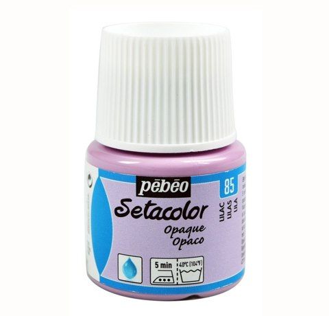 Краска акриловая для ткани Pebeo Setacolor Opaque, 085 ЛИЛОВАЯ, 45 ml