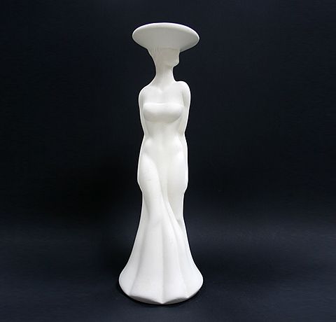 Керамический подсвечник «Дама», 31х13 см