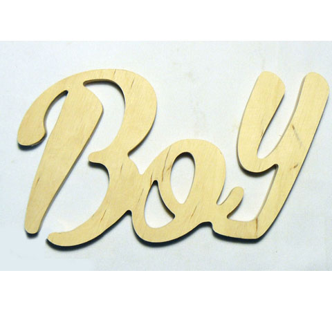 Надпись из дерева «Boy», 20х11 см