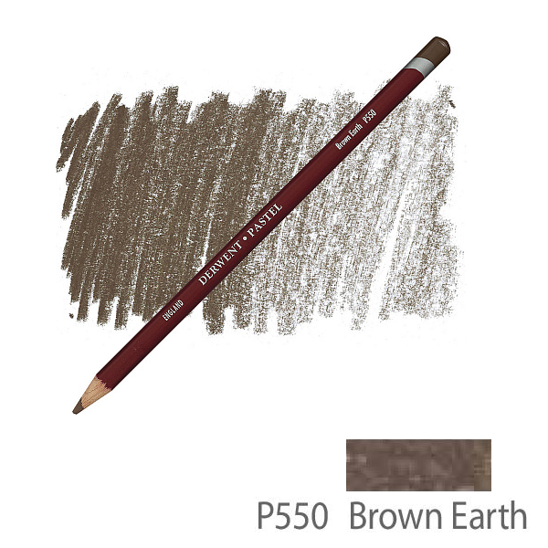 Пастовий олівець Derwent Pastel (P550), Земля коричнева. 
