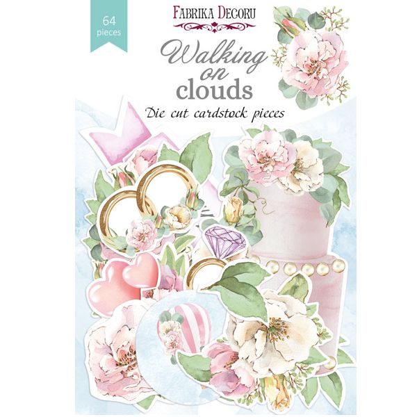 Набор высечек, коллекция «Walking on clouds» Фабрика Декору, 64 шт/уп. - фото 1