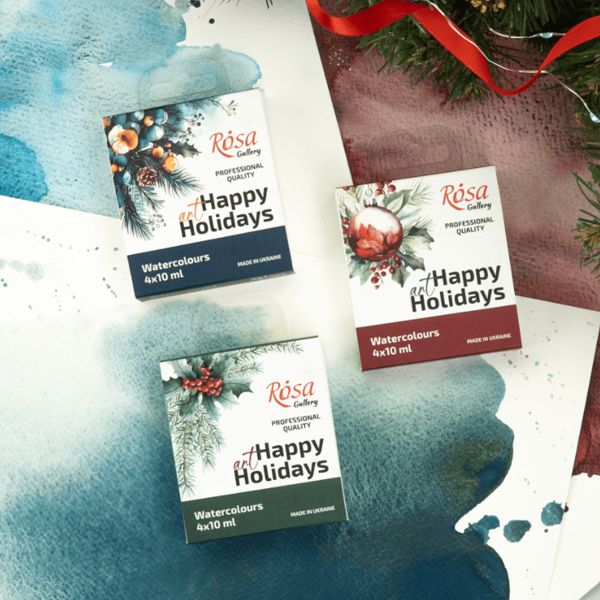 Набор акварельных красок „Special Edition“ 2, 4*10 мл, картон, ROSA Gallery - фото 2