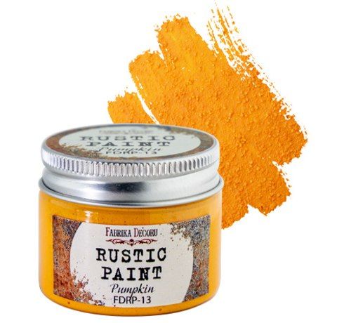 Краска с эффектом ржавчины «Rustic paint», 50 мл. Цвет: ТЫКВЕННЫЙ