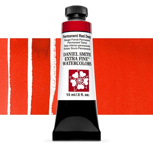 Акварельная краска Daniel Smith, туба, 15мл. Цвет: Permanent Red Deep s1