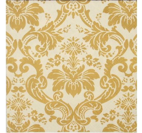 Салфетка Золотой узор