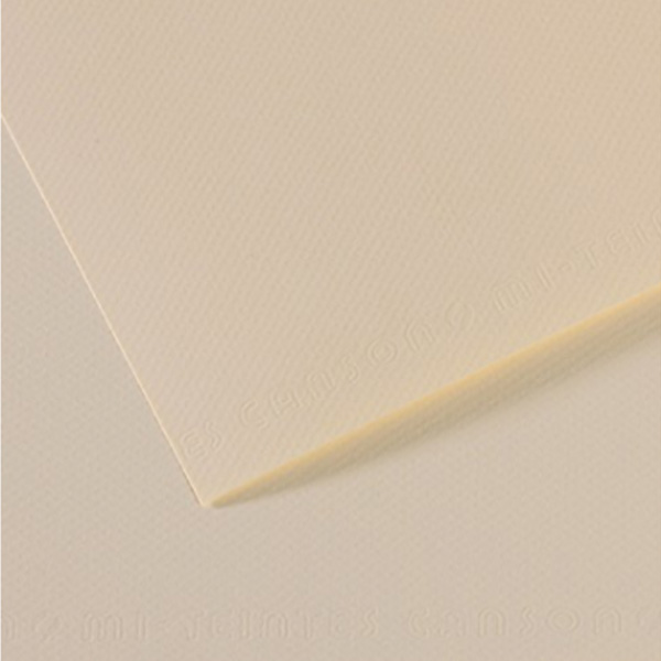 Бумага для пастели Canson Mi-Teintes 160 гр, 50x65 см, #407 Cream (Кремовый)