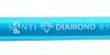 Гелевая ручка Santi Diamond, 5 мм, ГОЛУБАЯ