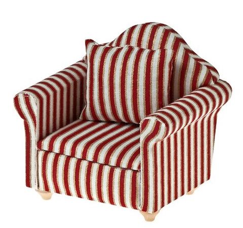 Мініатюрне крісло для ляльки, 8х8х6 см 