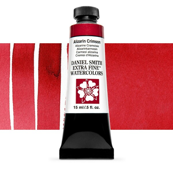 Акварельна фарба Daniel Smith, туба, 5мл. Колір: Alizarin Crimson s1 