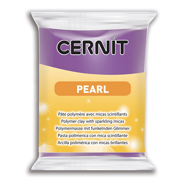 Полімерна глина Cernit PEARL, ПЕРЛАМУТР фіолетовий, 56 гр. 