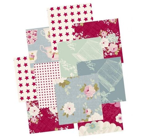 Набор отрезов ткани «Рождественская Пьеса», 12,5*12,5см 42 шт.