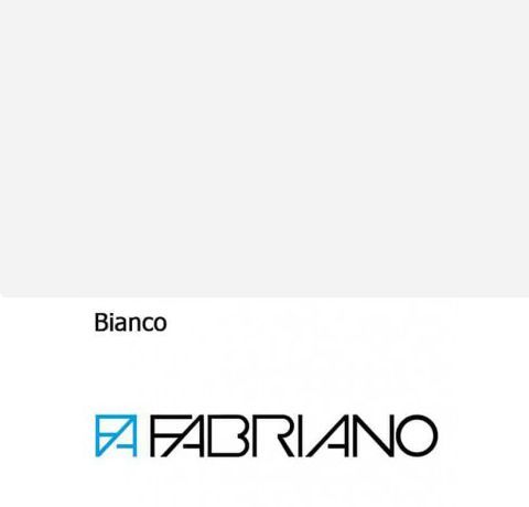 Бумага для дизайна Fabriano Colore B2 (50*70 см) 200г/м2, мелкое зерно, №20 BIANCO (Белая)