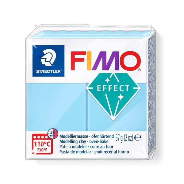 Пластика «FIMO Effect Pastel», 56 г. Цвет: Вода - фото 1
