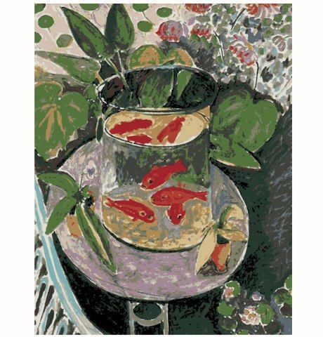 Картина по номерам Rosa Start «Красные рыбки», 35x45 см - фото 2