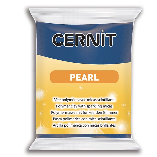 Полимерная глина Cernit PEARL, ПЕРЛАМУТР СИНИЙ, 56 гр.