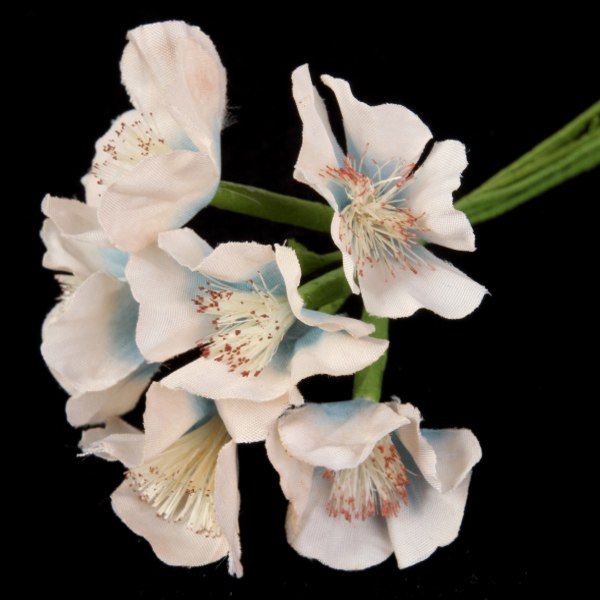 Букетик штучних квітів з тичинками 6 шт/уп., рожево-блакитні 