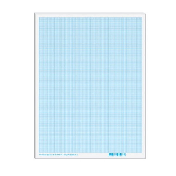Бумага масштабно-координатная А2 "Графика" 10 листов, в п/п пакете