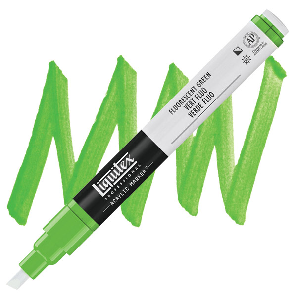 Liquitex акриловий маркер Paint Marker 2мм, #985 Fluorescent Green (Флуоресцентний зелений) 
