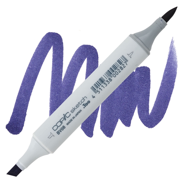 Copic маркер Sketch, №BV-08 Blue violet (Фиолетово-голубой)