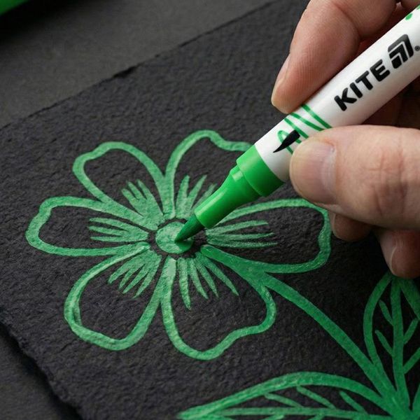 Маркеры акриловые двусторонние, 6шт Kite Creative - фото 4