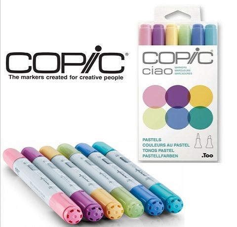Copic набір маркерів Ciao Set "Pastels" (6 шт) 