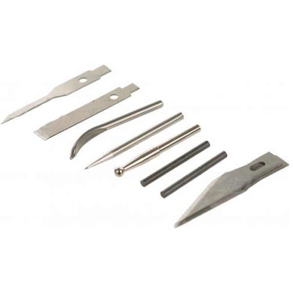 Набор для моделирования DAFA 6001: макетный нож, 5 сменных лезвий +7 насадок - фото 2
