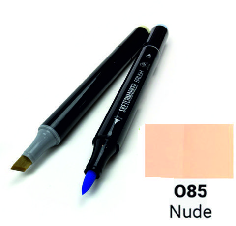 Маркер SKETCHMARKER BRUSH, цвет ОБНАЖЕННЫЙ (Nude) 2 пера: долото и мягкое, SMB-O085