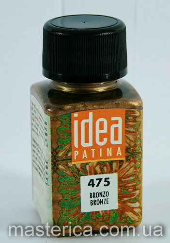 Металлическая краска Idea Patina бронза, 60 ml