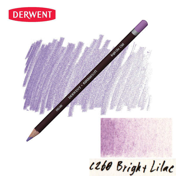 Карандаш цветной Derwent Coloursoft (C260) Ярко-фиолетовый.