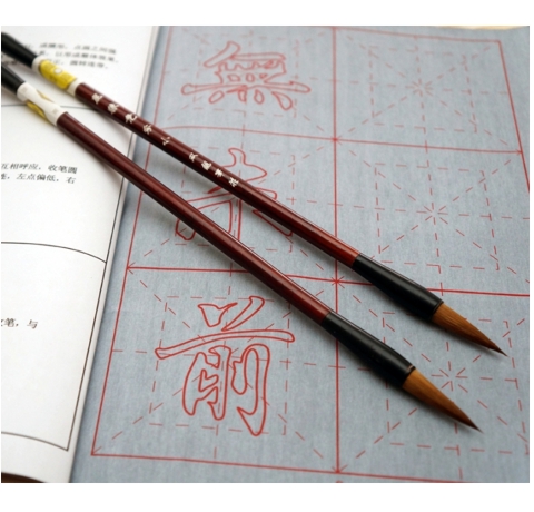 Пензлик для каліграфії №4, довга ручка 