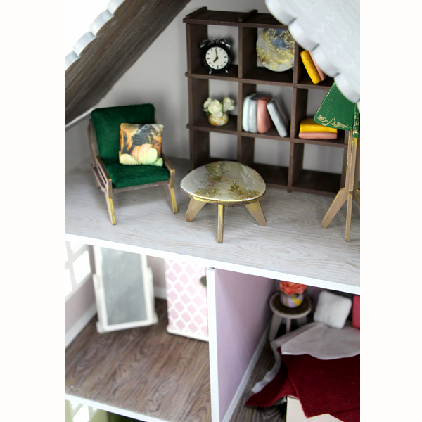 Набор кукольной мебели "Спальня" 2, модерн, 4 предм., фанера, Rosa Talent - фото 4