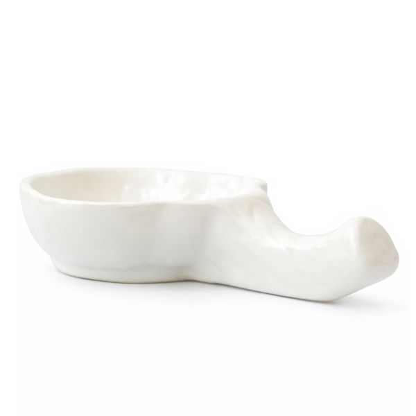 Чорнильниця з кераміки для каліграфії, біла, 7,5х11,5 см - фото 2