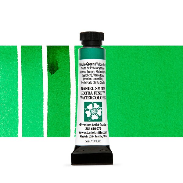 Акварельная краска Daniel Smith, туба, 5мл. Цвет: Phthalo Green (Yellow Shade) s2
