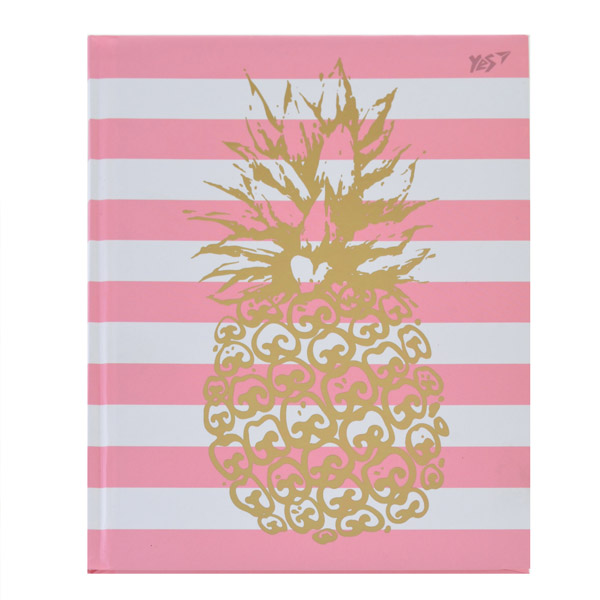 Блокнот «Pineapple» YES, без розмітки, інтегральна обкладинка, 70 г/м2, A5, 64 л.  - фото 1