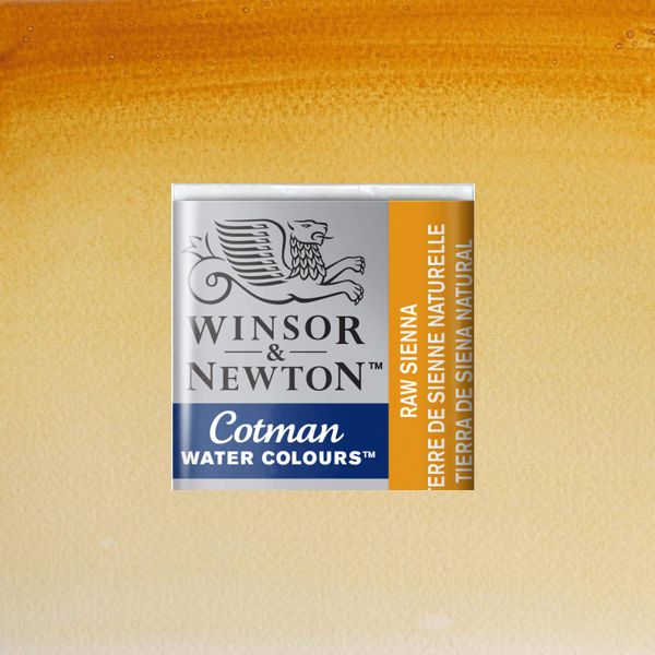 Winsor акварель Cotman Half Pan, № 552 Raw Sienna (Серая охра)