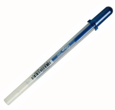 Ручка гелевая, GLAZE 3D-ROLLER, Королевская синяя, Sakura