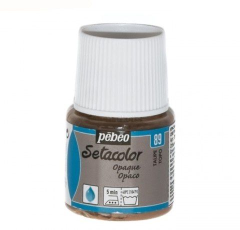 Краска акриловая для ткани Pebeo Setacolor Opaque, 089 СЕРЫЙ TAUPE, 45 ml