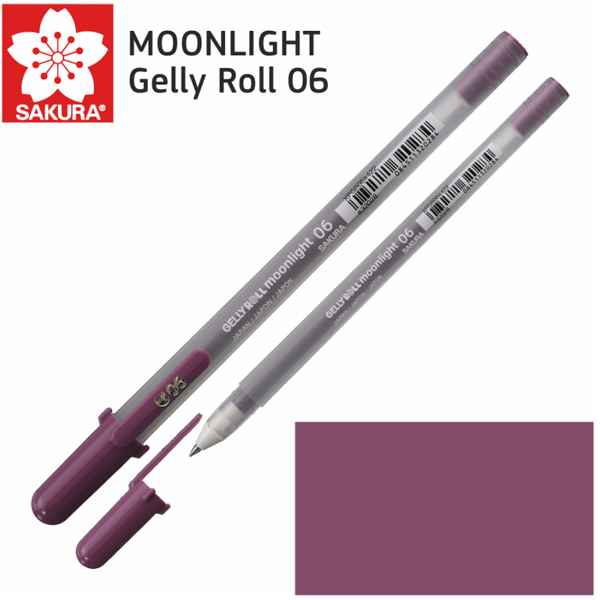 Ручка гелева MOONLIGHT Gelly Roll 0,6 Sakura, БОРДОВА 