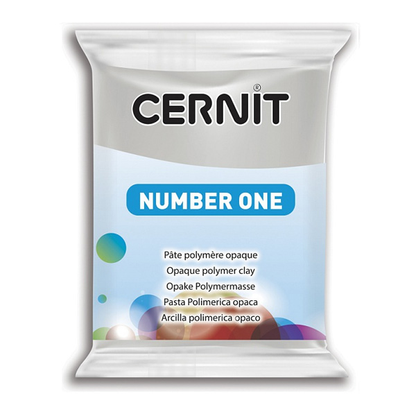 Полимерная глина Cernit Number One, 56 гр. Цвет: Серый №024